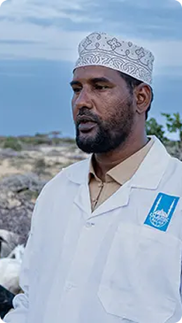 Reeler image of focused Imam